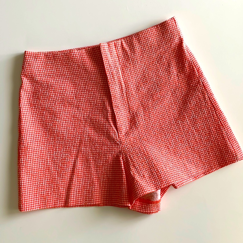 Zara Gingham Shorts